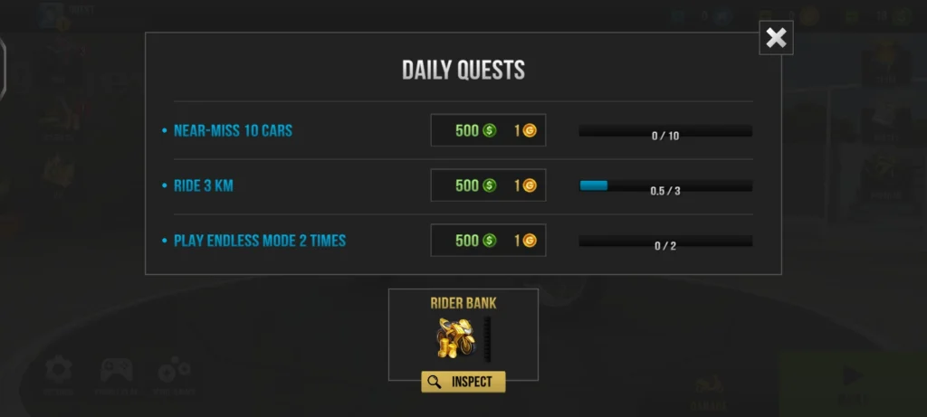 screenshot Traffic Rider Mod APK