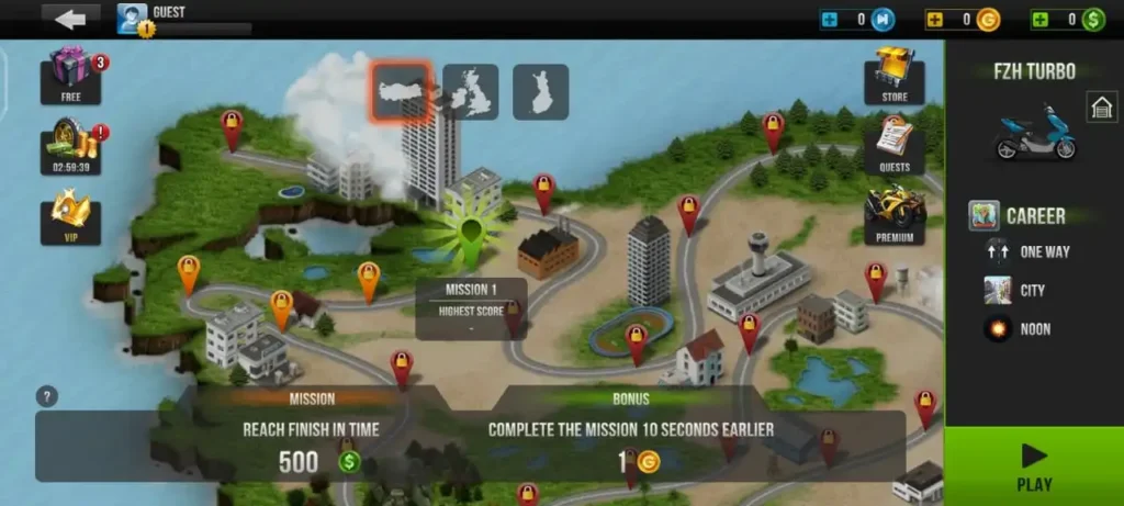 screenshot Traffic Rider Mod APK